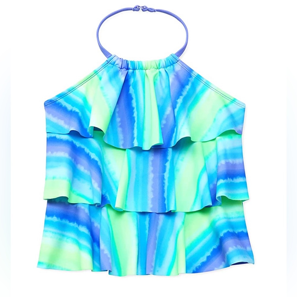 Catalina Girls' Ruffle Tankini Top only